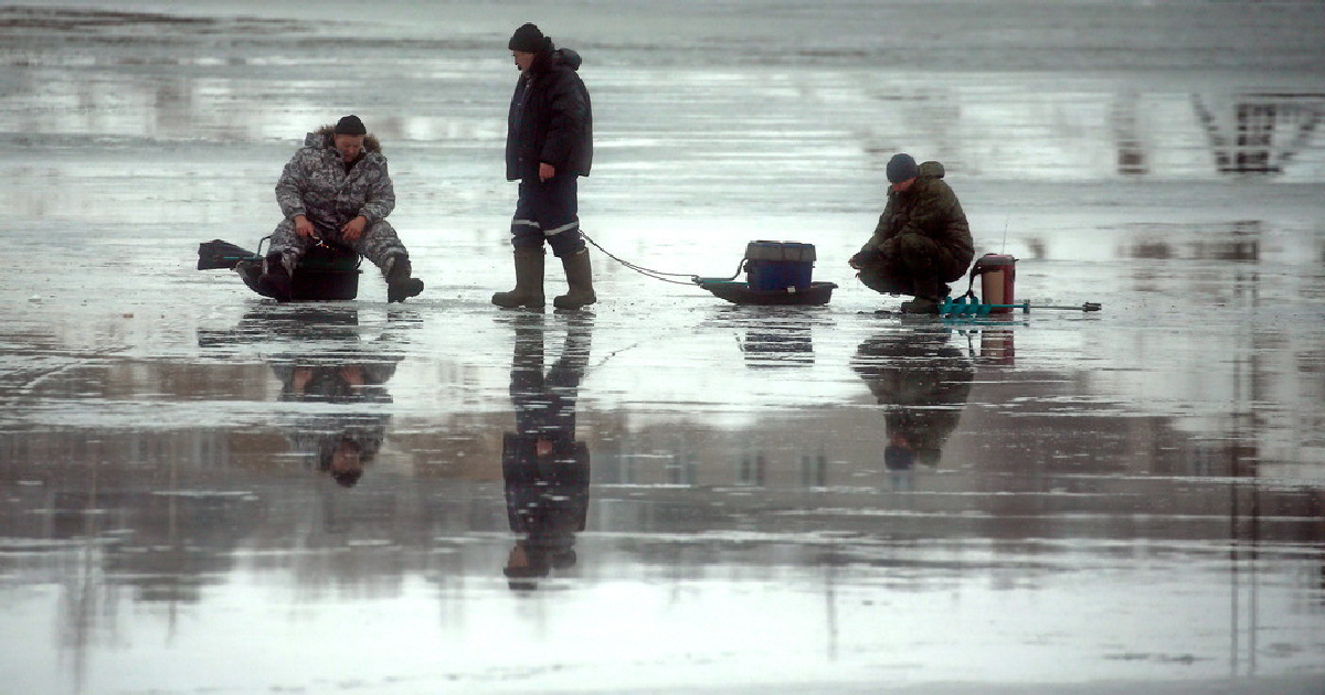 <p>На Горьковском водохранилище в Ивановской области от берега оторвалась ль